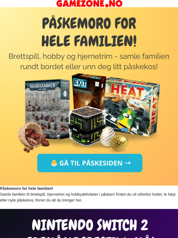 Forhåndsbestill Lorcana & Switch 2 – og oppdag påskens nyheter!