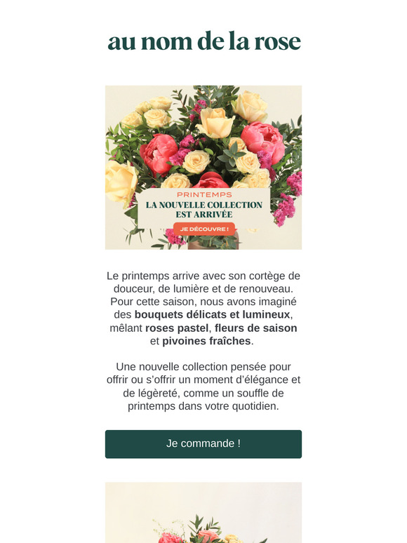 🌸 Le retour des beaux jours, version Au Nom de la Rose