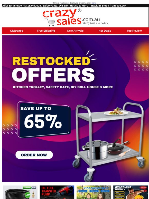 Safety Gate, DIY Doll House & More – Back in Stock from $39.96* 🧸🔒