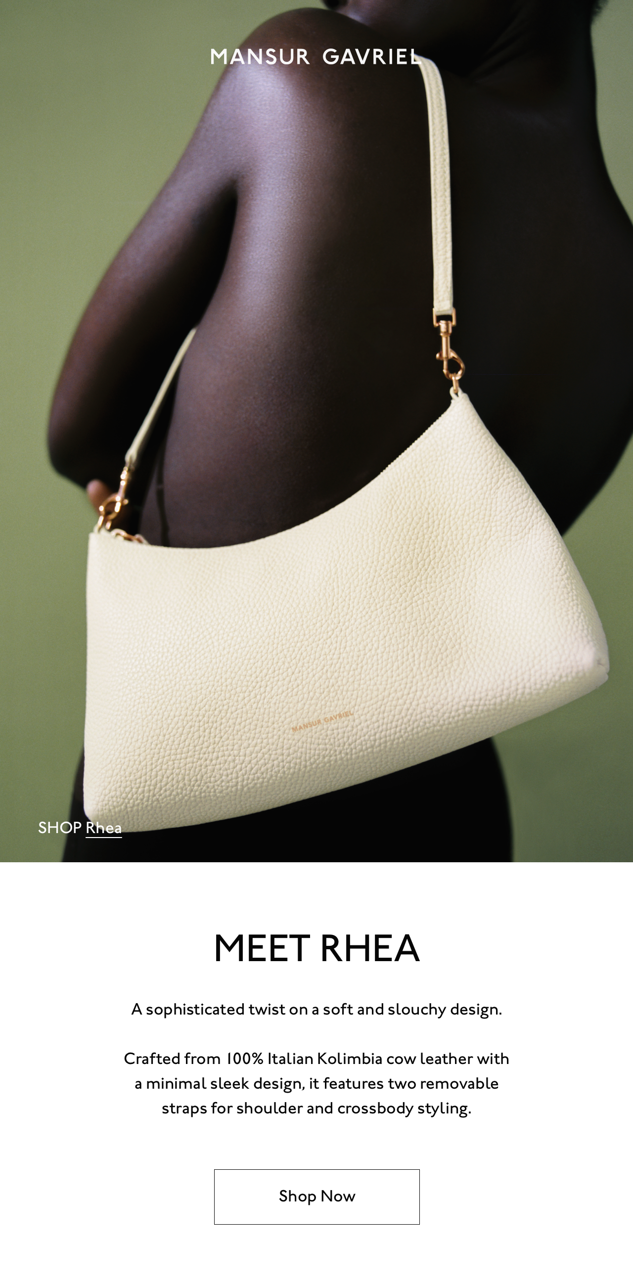 Mansur Gavriel: Introducing Our Newest Shoulder Bag | Milled