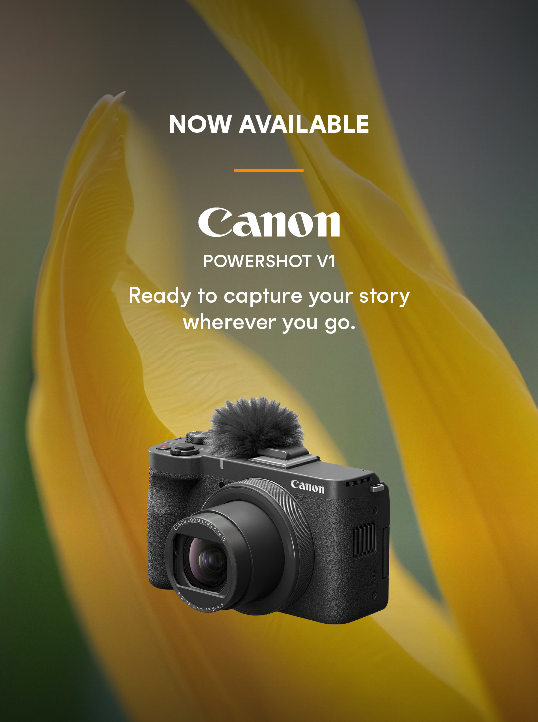 Now Available: Canon Powershot V1