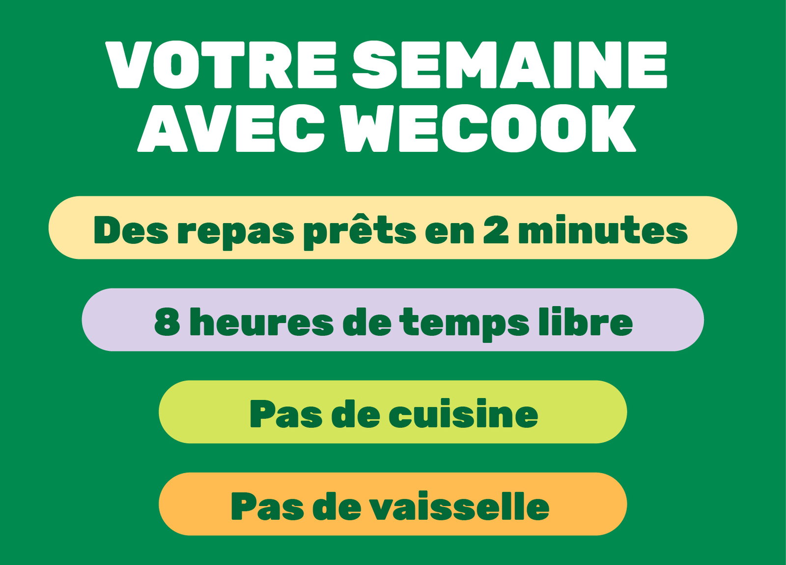 votre semaine avec wecook 
