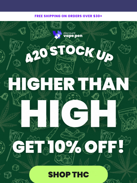 🎉 THC 10% OFF — Party’s Starting
