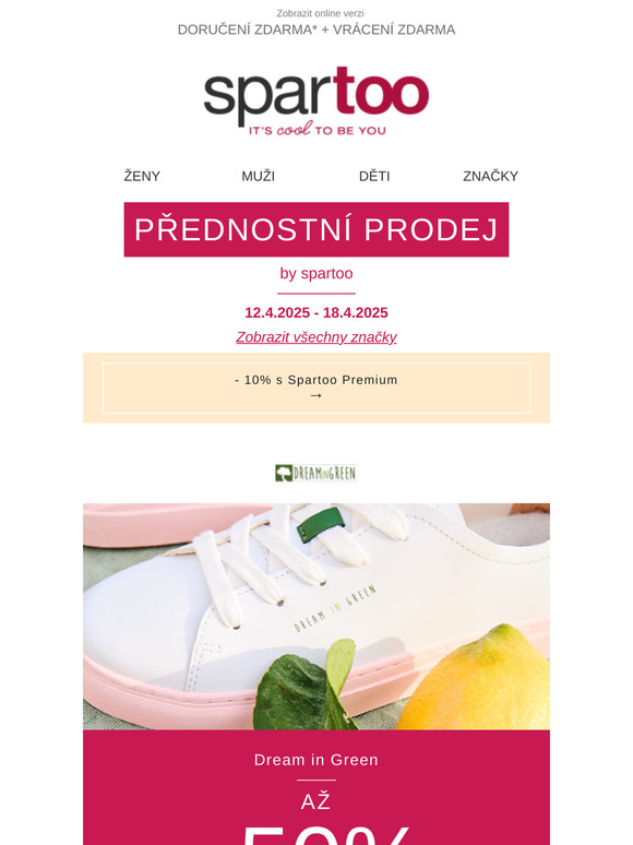 Zde naleznete vaše štěstí!✨ Až -50% na Dream in Green, Vero Moda, Polo Ralph Lauren,  a JDY s doručením zdarma