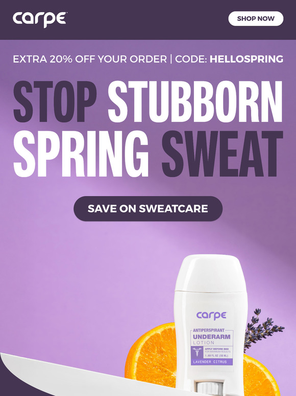 Sweat solutions are in full bloom 🌸