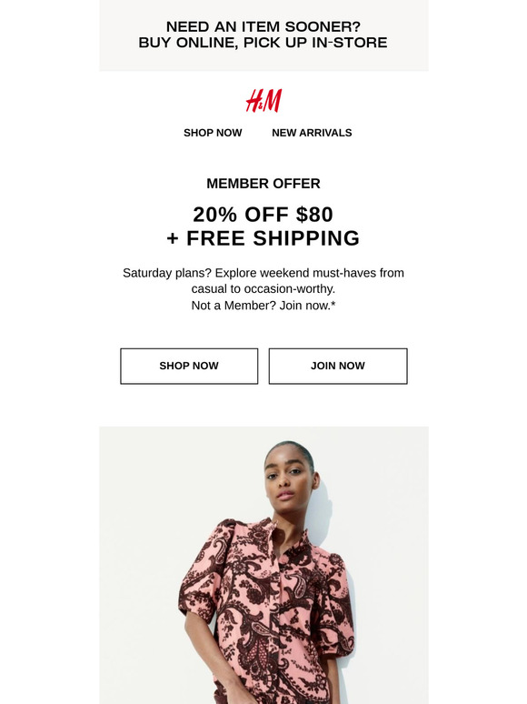Last day: 20% off + free shipping