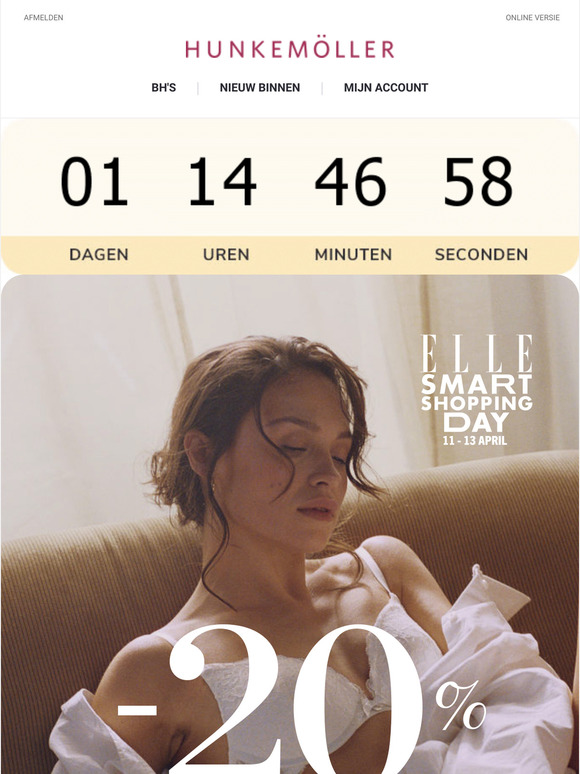 20% korting tijdens ELLE Smart Shopping Day*