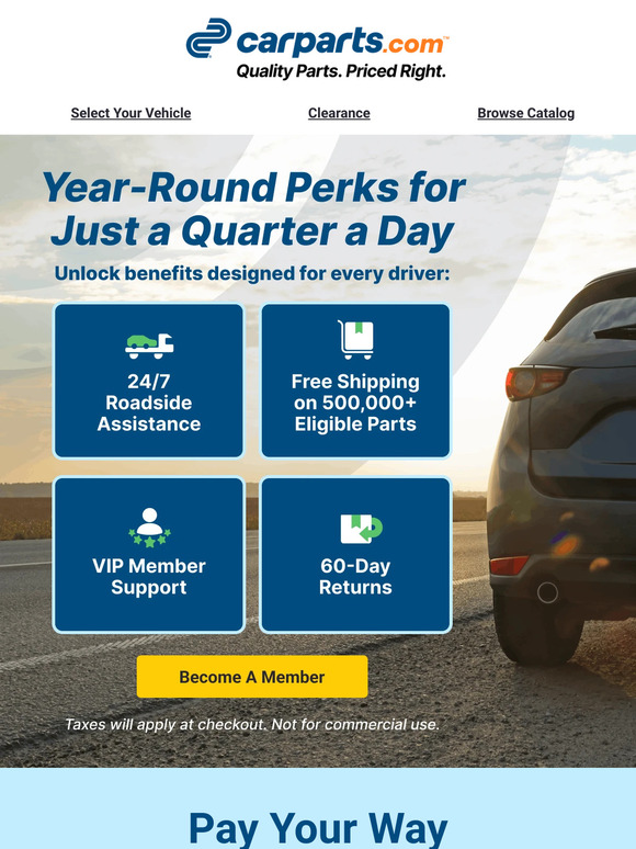 🚗 Get More from Every Mile with CarParts+