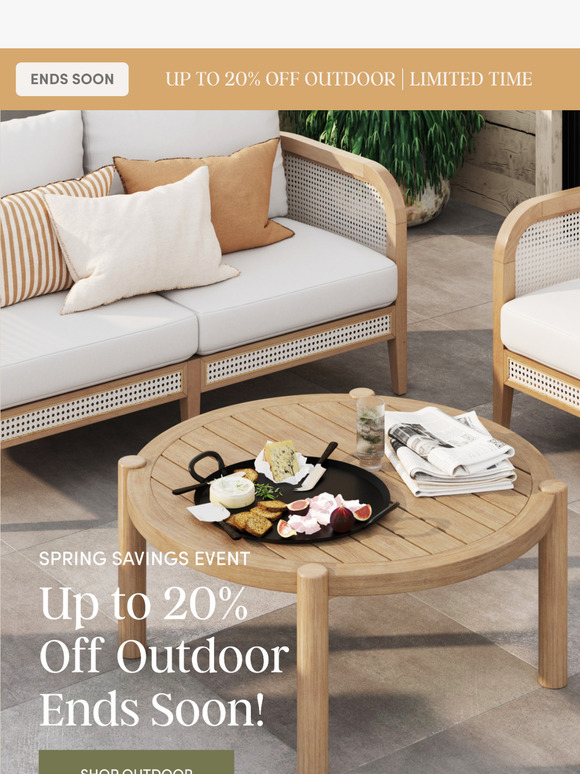 Final Days to Save on Patio 🍃