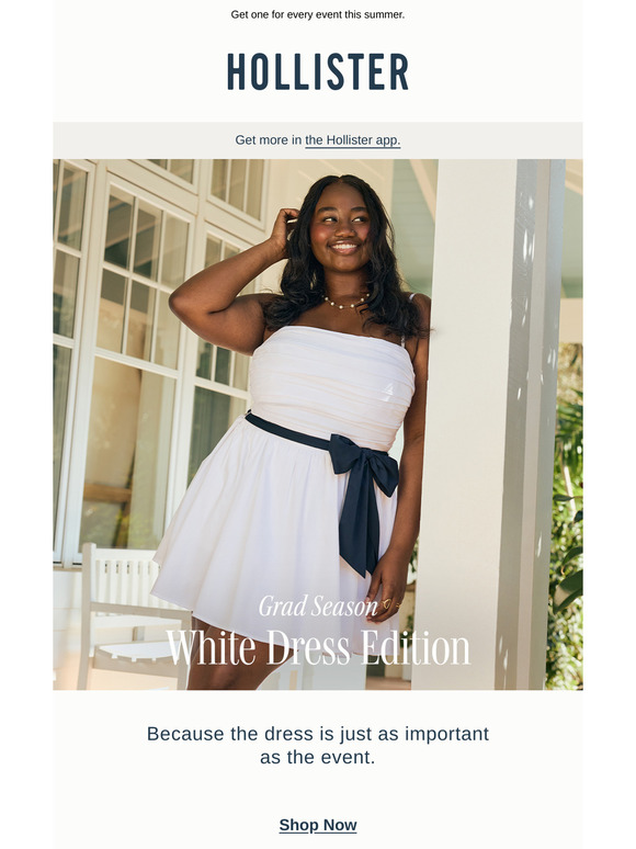 Heard you were looking for a white dress.