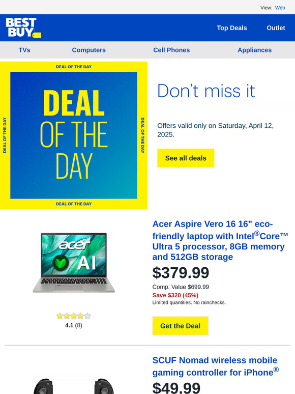 Today only: Save $320 on an Acer Aspire Vero 16 eco-friendly laptop, plus more