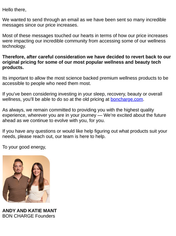 Important Announcement - Pricing