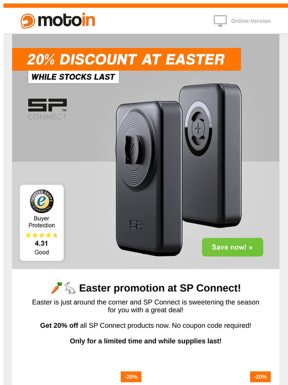 🐰 SP Connect: Now 20% off for Easter!