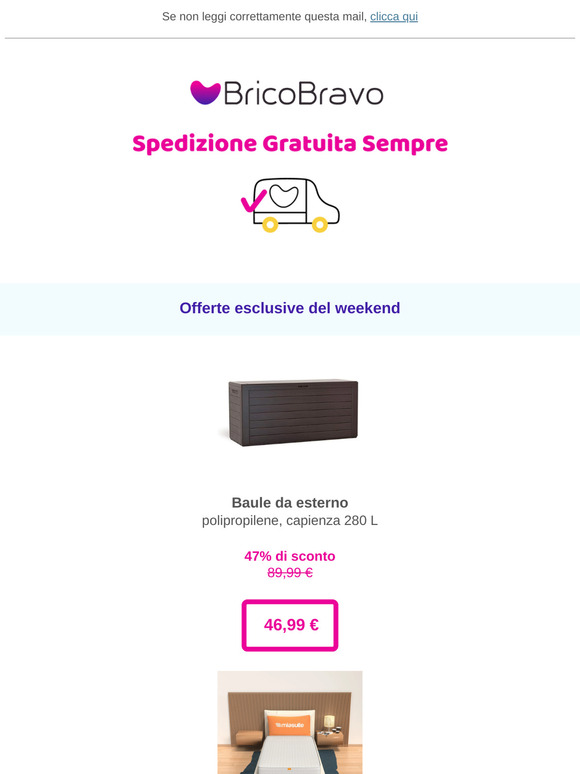Solo poche ore di offerte uniche