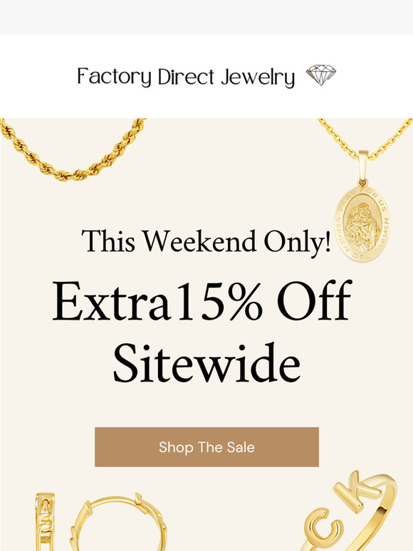 FLASHSALE: Extra 15% Off Site-wide!