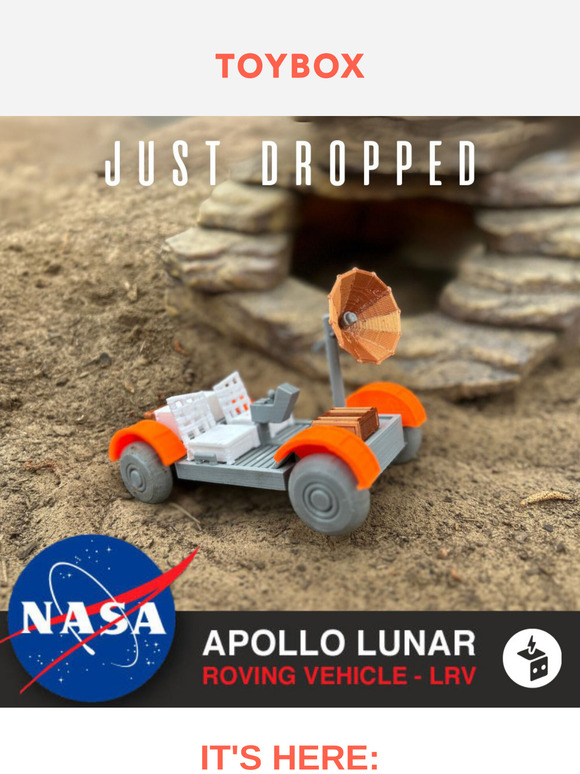 🚀 Houston, We Have A Toybox: NASA Moon Buggy Just Landed!