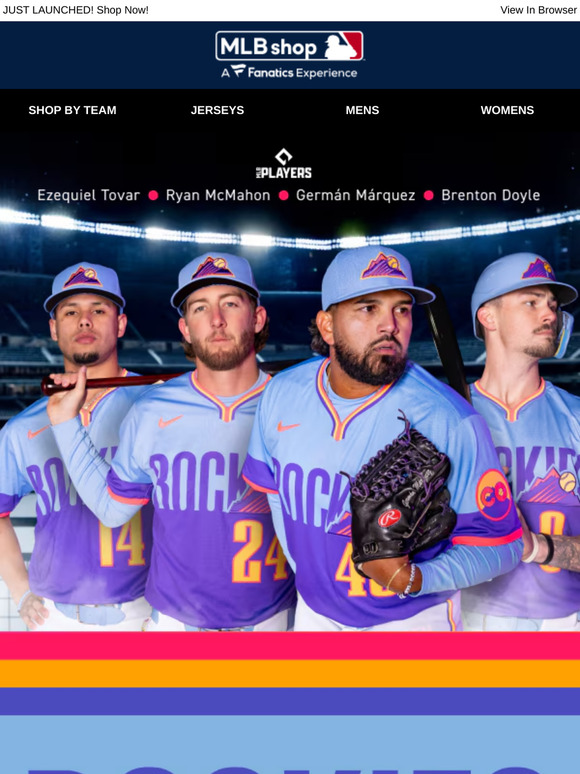 Your Colorado Rockies City Connect Gear!