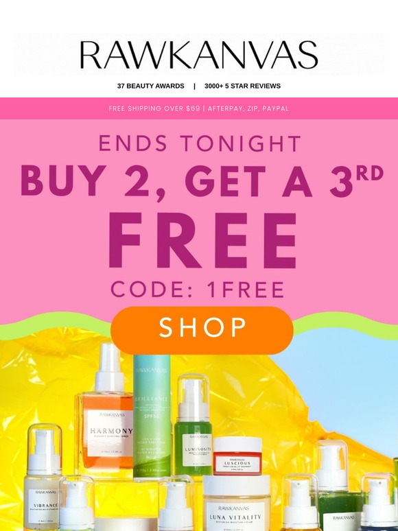 ENDS TONIGHT: FREE skincare (yes, really) ⏰