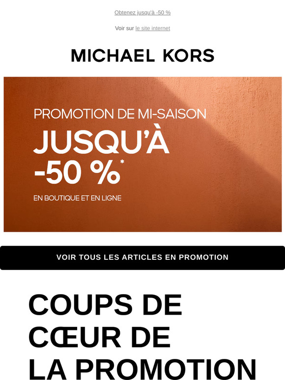 N'attendez pas ! Profitez aujourd'hui de notre promotion de mi-saison