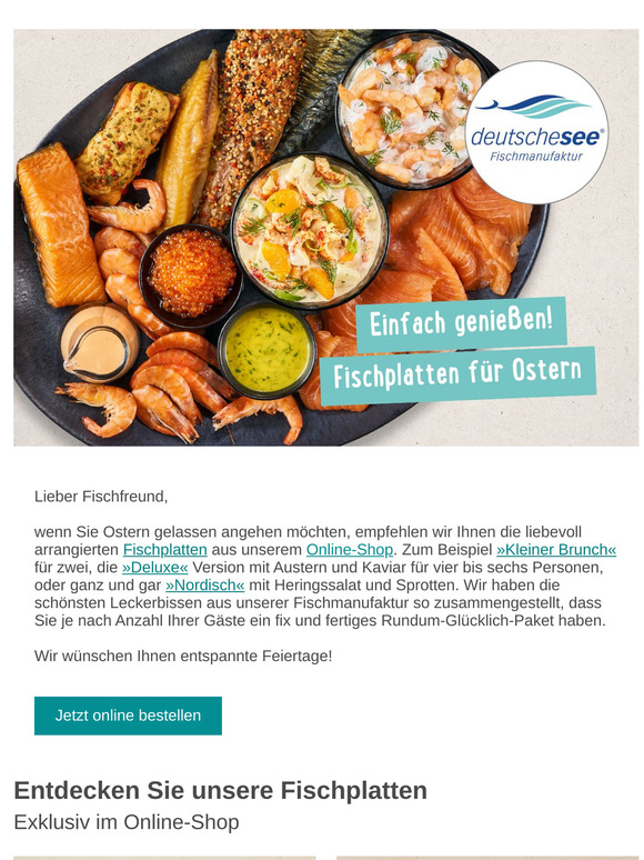 🐟 Exklusve Fischplatten für den Osterbrunch