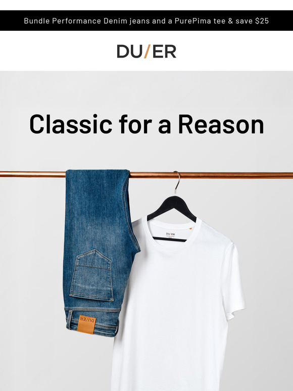 Last Chance: $25 off the Classic Combo 👖+👕
