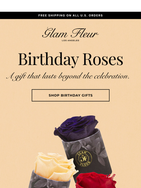 The Birthday Gift That Keeps on Blooming 🎉🌹