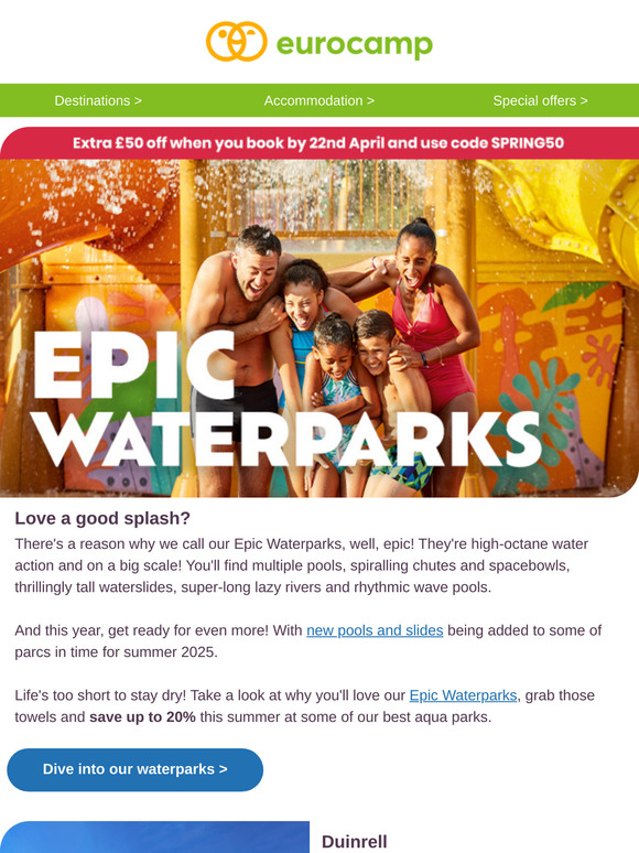 Deep breath! Let’s dive into our epic waterparks