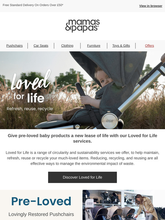 Give pre-loved baby products a new lease of life