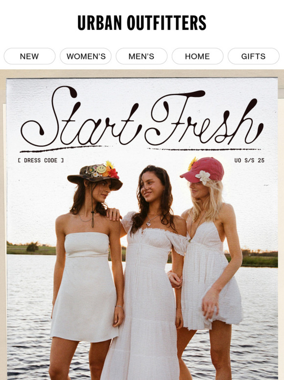 fresh start: little white dresses
