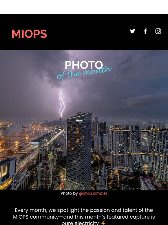📷 April’s Photo of the Month – Captured with MIOPS Smart+ ⚡