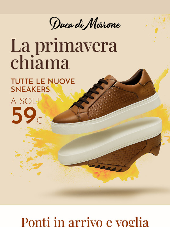 ☀️​ Ponti, primavera e le sneakers giuste a 59€