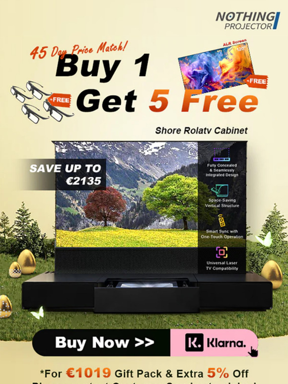 Easter Countdown: Shore UST Cabinet + €1019 Bonus🎁🎁🎁 – Ends Soon!