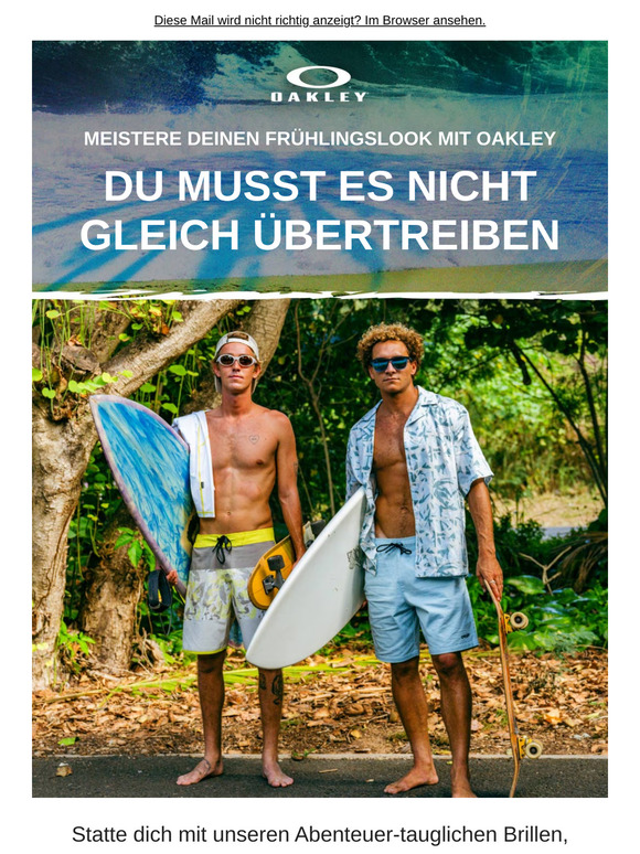 Du musst es nicht gleich übertreiben