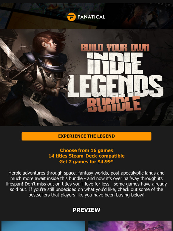 Legends of our Indie Bundle!