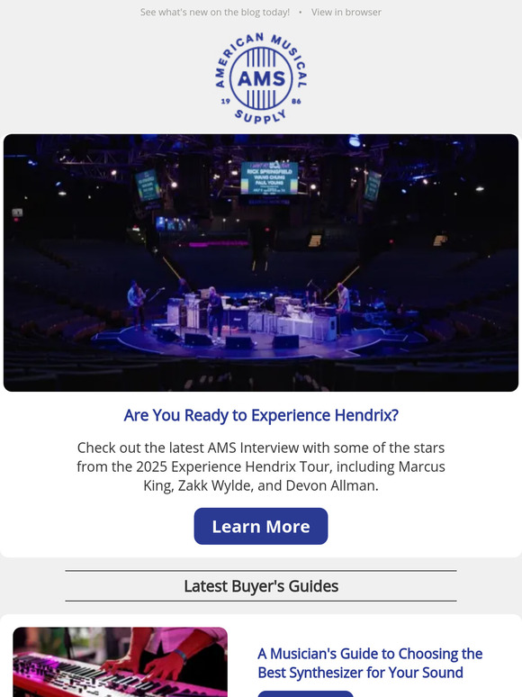 Behind the Scenes at the Hendrix Experience Tour - PLUS Our Favorite Buyer's Guides!