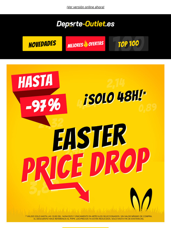 Easter Price Drop 🐰 ¡Más de 333 productos rebajados de nuevo!