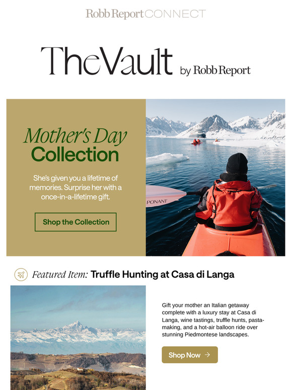 Gift a once-in-a-lifetime memory this Mother's Day.