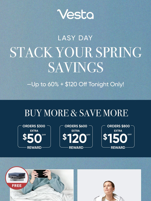 Spring’s Black Friday: $120 Off Ends Tonight!