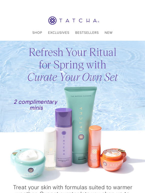 Warm weather is coming: Enjoy 15% off an updated ritual