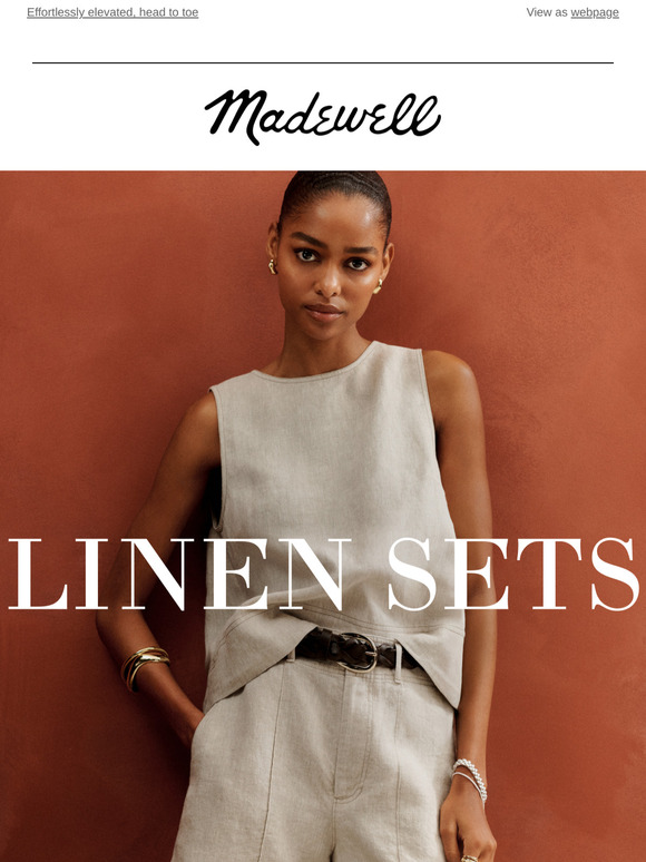 The latest linen sets