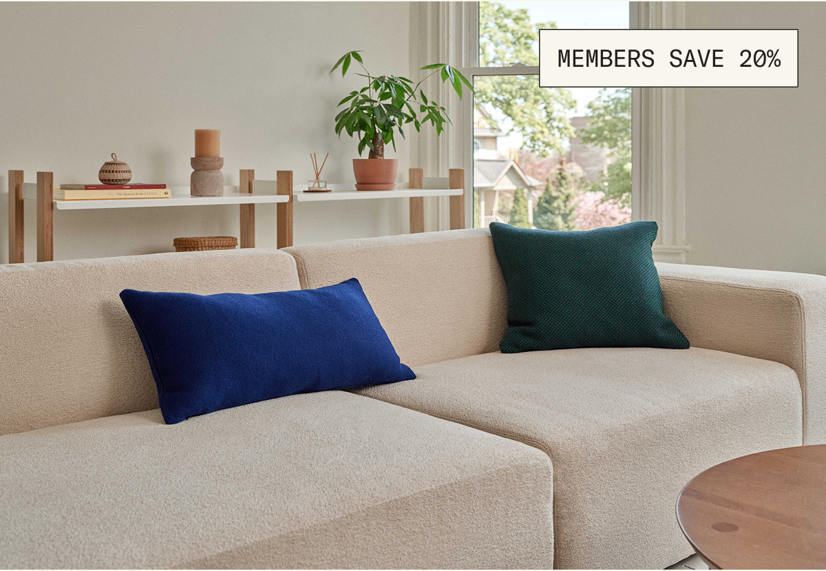 Pictured: The Form Sectional. Join the Member Program and save 20%.