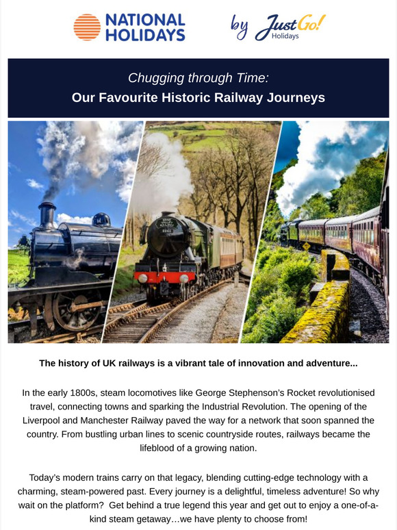 All aboard! Explore the golden age of trains