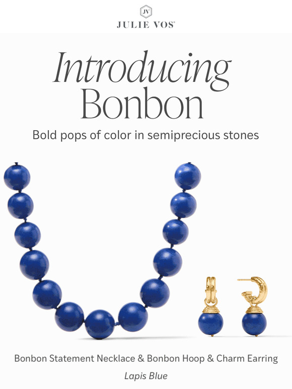 Pops of Color in Semiprecious Stones ✨