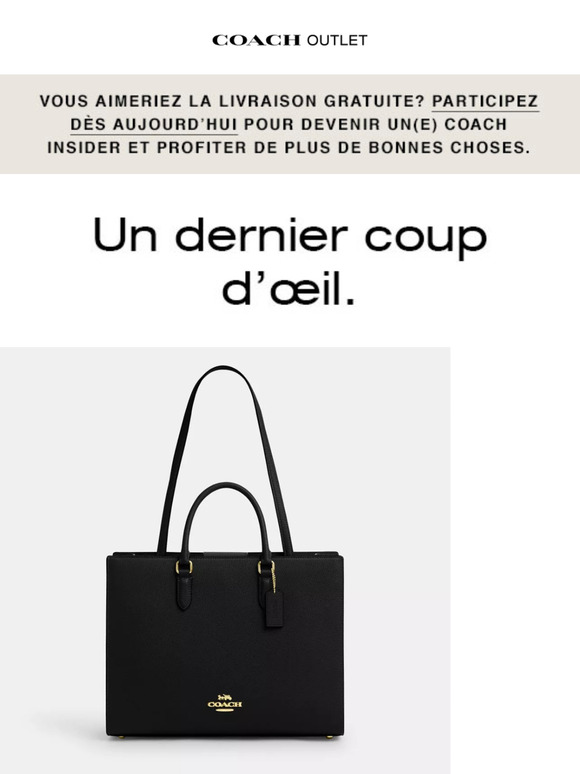 Vous l’avez mérité! Cliquez pour offrir le Cabas Maggie