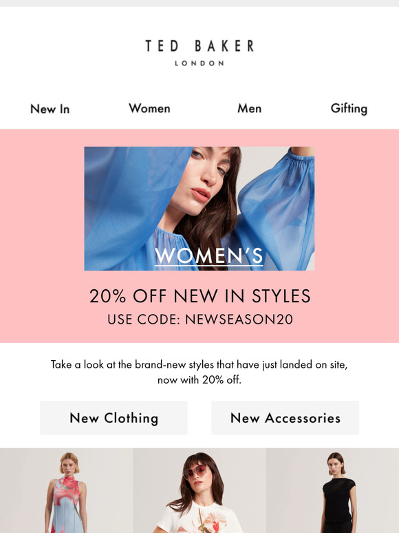 Just-Landed Styles With 20% Off