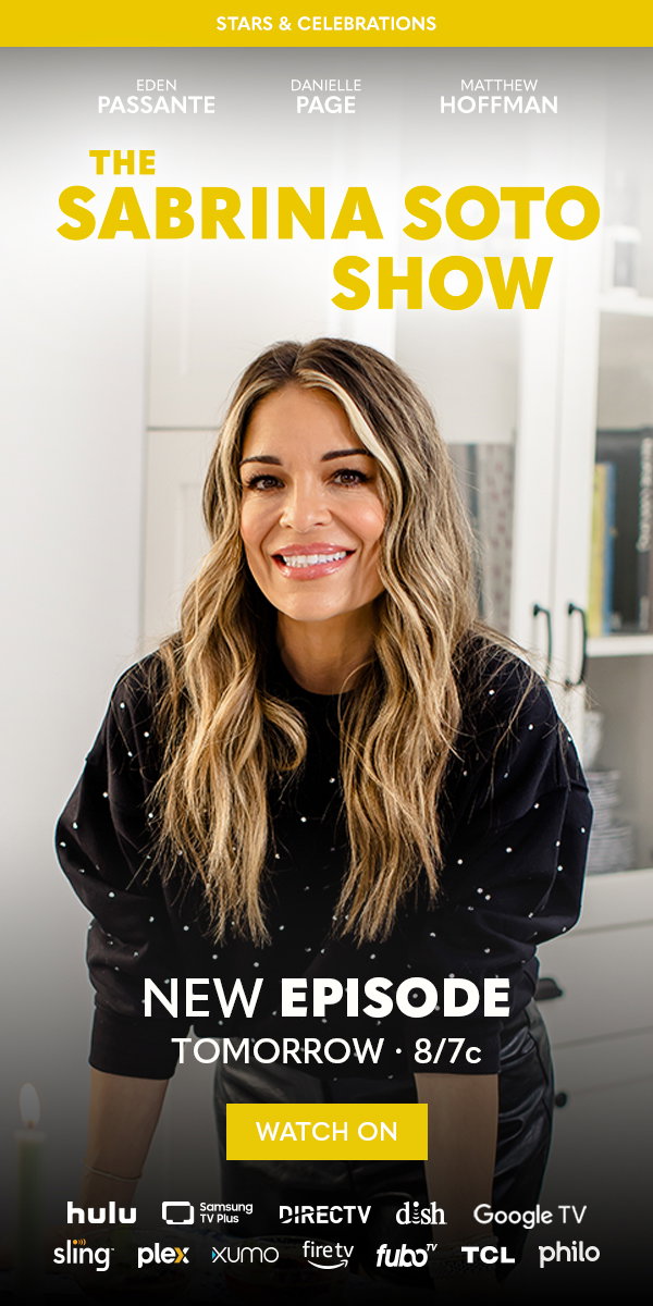 The Design Network: NEW: The Sabrina Soto Show | Stars & Celebrations ...