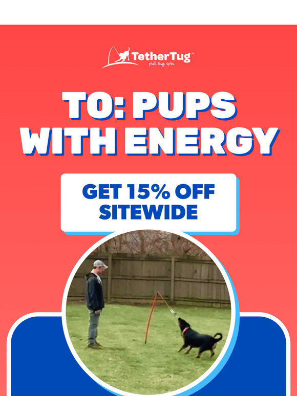 "To anyone who has a puppy with tons of energy..."
