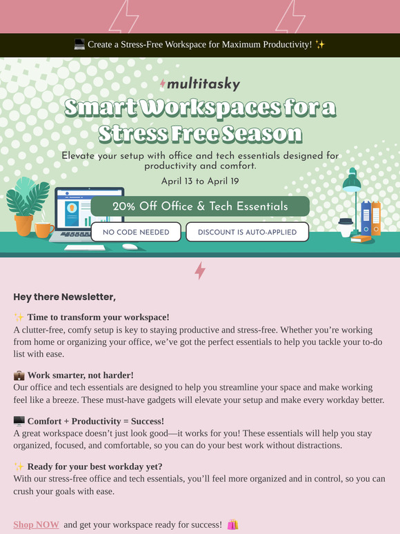 💻Elevate Your Workspace with These Essentials!