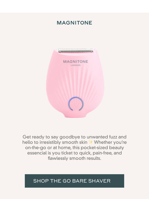 Unveil Silky Smooth Skin 🌟 with the Go Bare Shaver