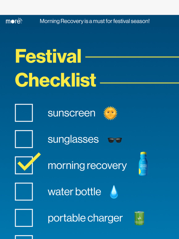 Don't hit the festival without THIS 🎡🍻